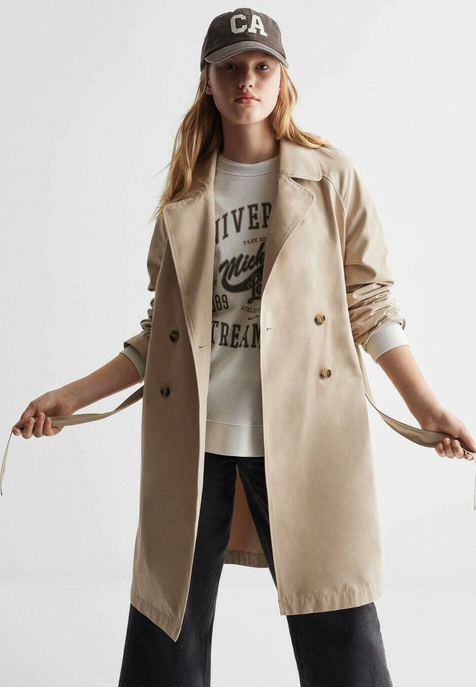 mango grace trenchcoat