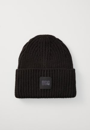 CHUNKY BEANIE UNISEX - Bonnet - black