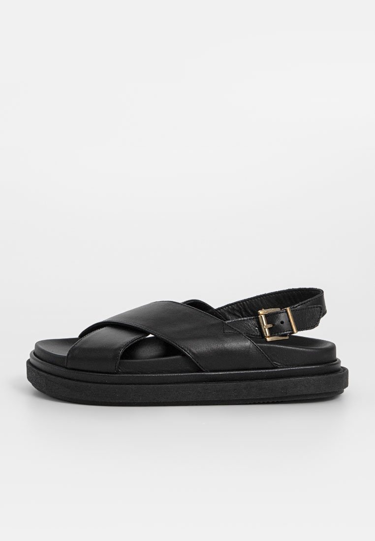 ALOHAS Sandalen met plateauzool zwart