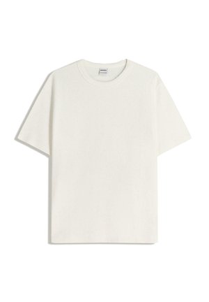 TEXTURED SHORT SLEEVE - T-Shirt basic - white