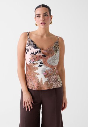 GEDRUCKT - Top - gemustert multicolor