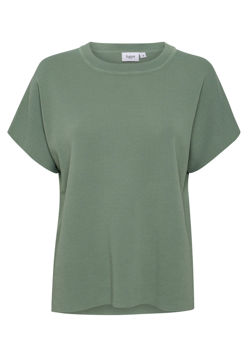 Saint Tropez T-shirt basic groen