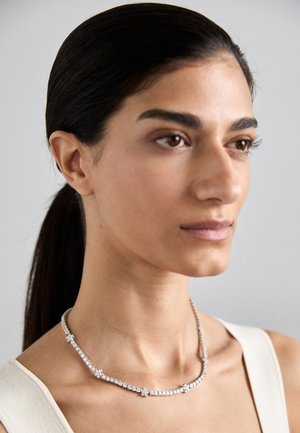 FLOWER COLLAR - Halskette - silver-coloured
