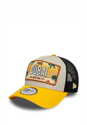 New Era LICENSE PLATE TRUCKER ADJUSTABLE DUBAI  - Cap - yellow