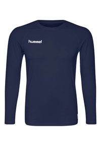 Hummel - HML FIRST PERFORMANCE JERSEY L/S - Top s dlhým rukávom - marine Miniatúrny obrázok 1