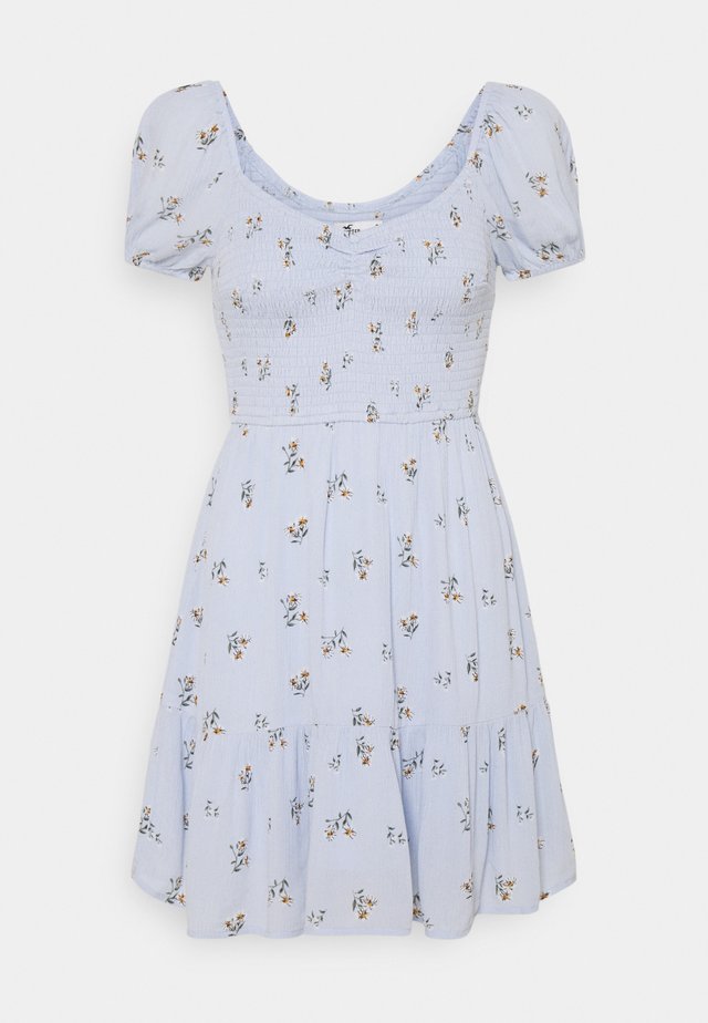 CHAIN SHORT DRESS - Freizeitkleid - blue