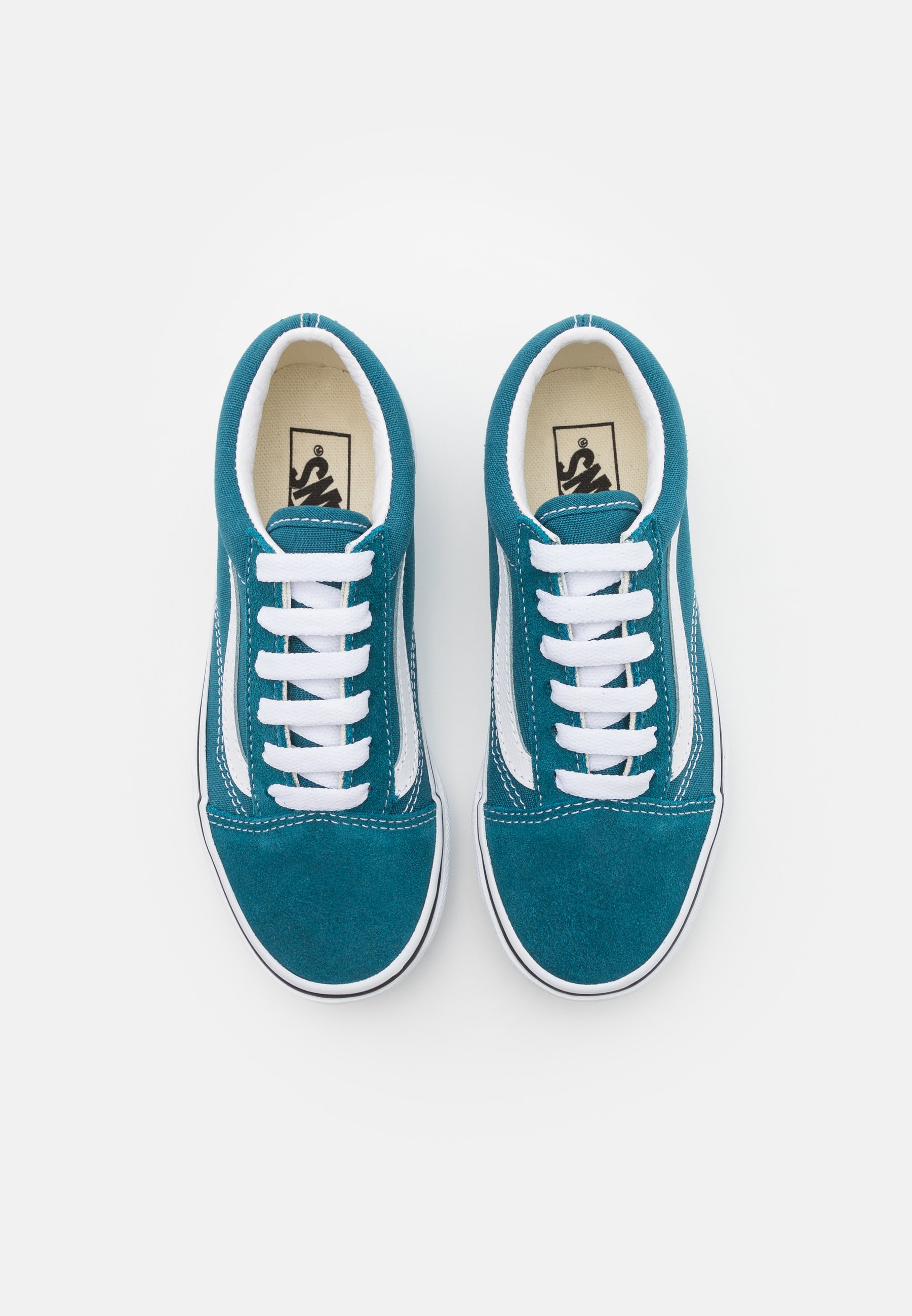 teal green vans