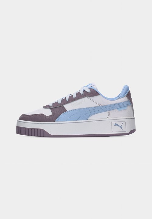 PUMA CARINA STREET JR UNISEX - Trainers - white/haute tropic/plum jam — foto 2