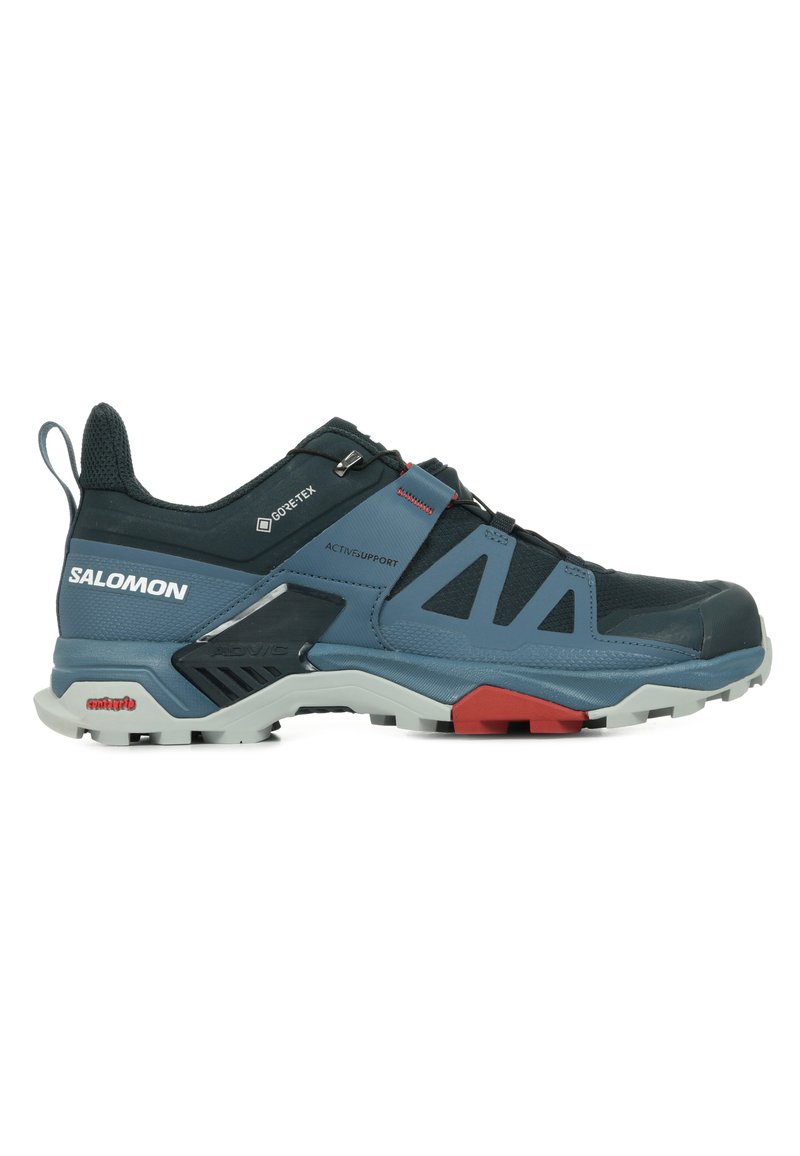 Salomon X ULTRA 4 GORE TEX - Hiking shoes - carbon bering sea pearl blue