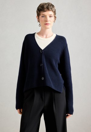 Marc O'Polo CARDIGAN LONGSLEEVE V-NECK - Cardigan - night sky