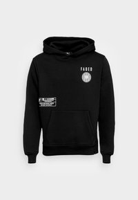 FADED Mikina s kapucí - black