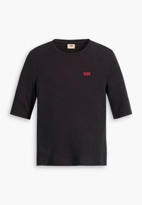 LUCA SLIM TEE - Lihtne T-särk - caviar
