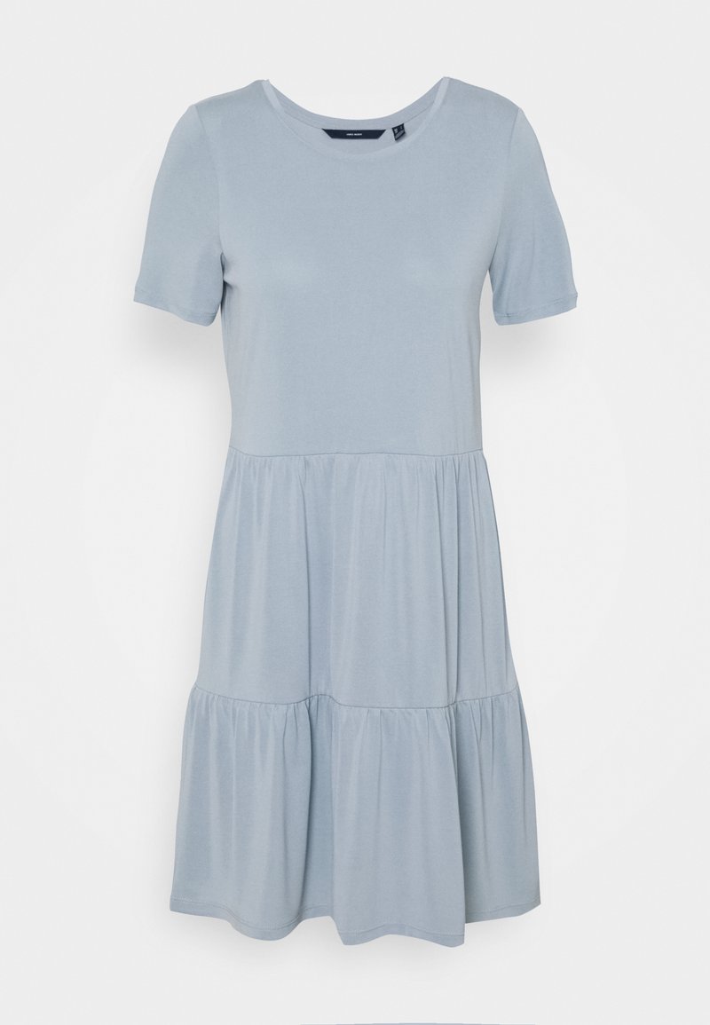 Damen Freizeitkleider | Vero Moda VMFILLI CALIA SS GA NOO Jerseykleid blue fog/blau - OG73681 Damen Freizeitkleider | Vero Moda VMFILLI CALIA SS GA NOO Jerseykleid blue fog/blau - OG73681
