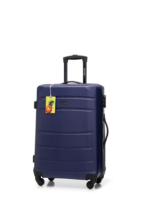 MEDIUM SUITCASE WITH LUGGAGE TAG FROM ABS - Trolley