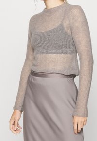 Calvin Klein Stickad tröja - brown