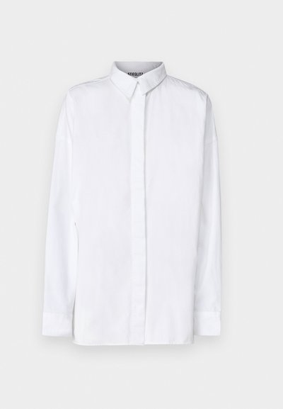 Stieglitz VILA - Bluza s gumbima - white