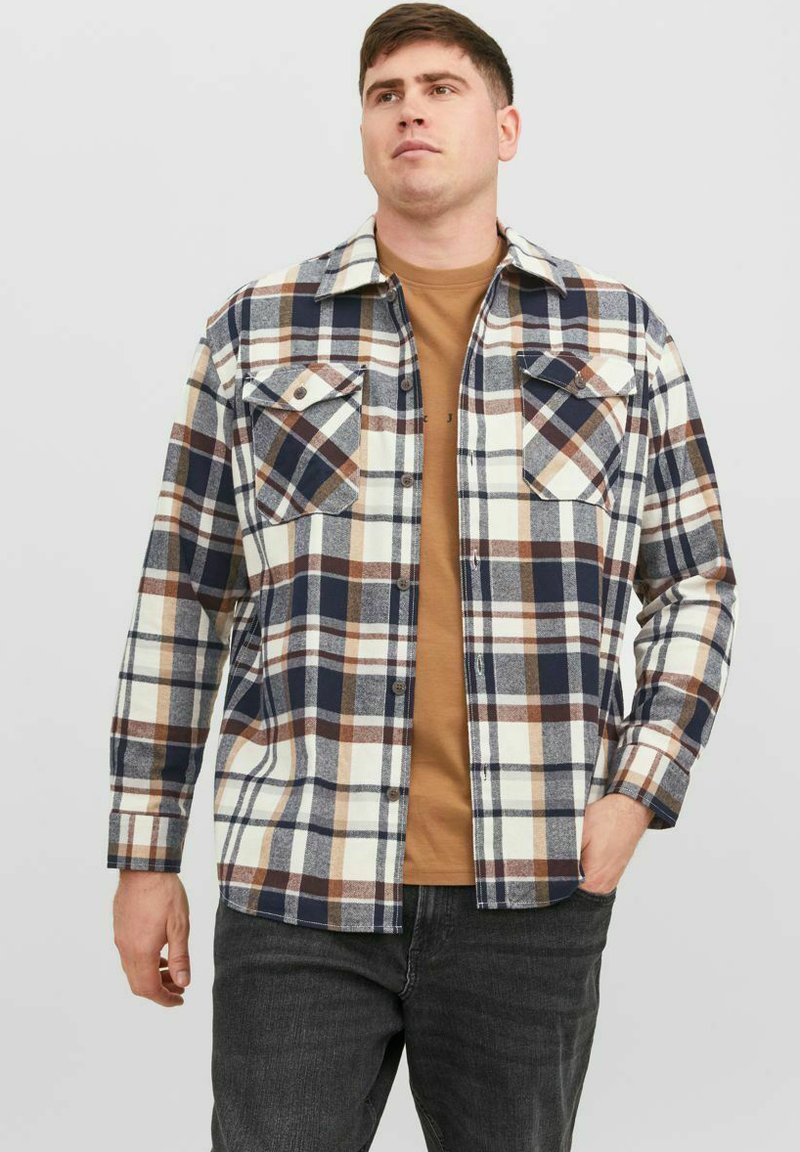 Jack & Jones - EEDDIE  - Camicia - cloud dancer, Ingrandire