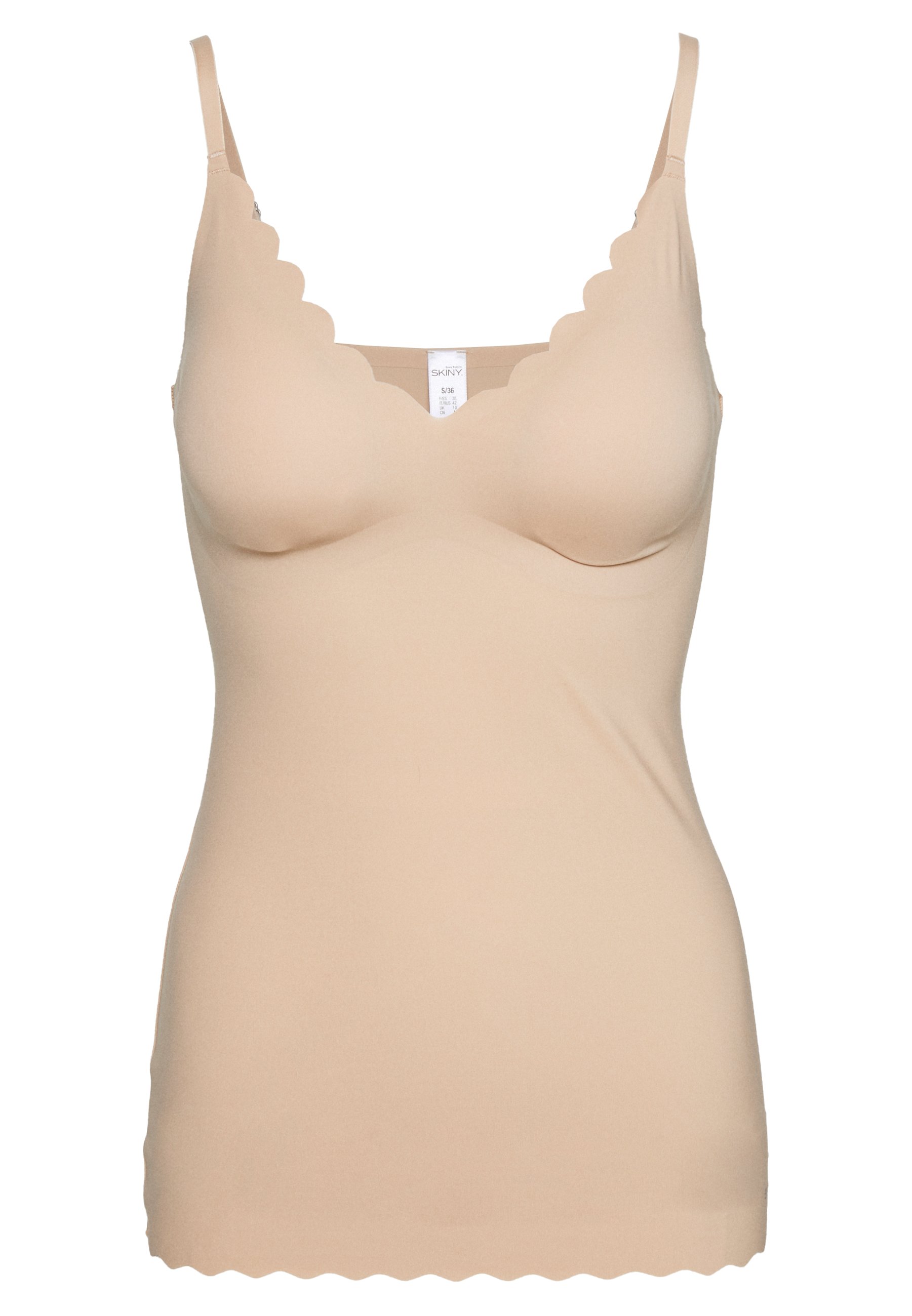 Skiny DAMEN SPAGHETTI Camiseta interior beige
