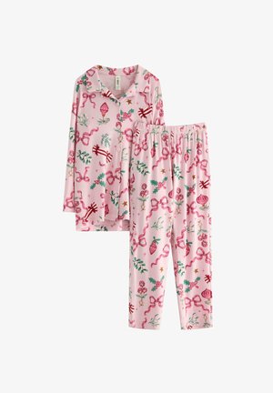 BOWS CHRISTMAS SIBLING SET - Pižamos komplektas - light pink