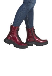 Rieker Bottines à lacets - rot