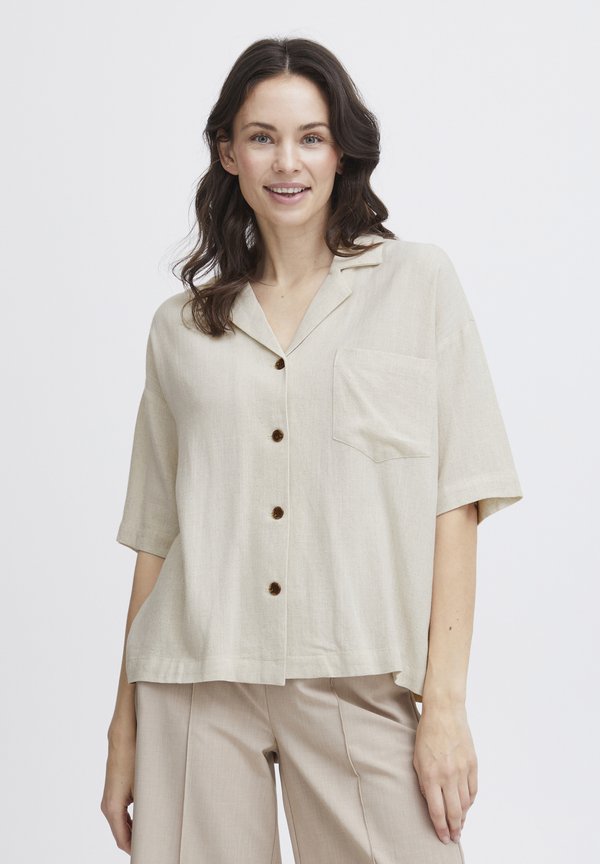 FRATEL - Button-down blouse - birch melange