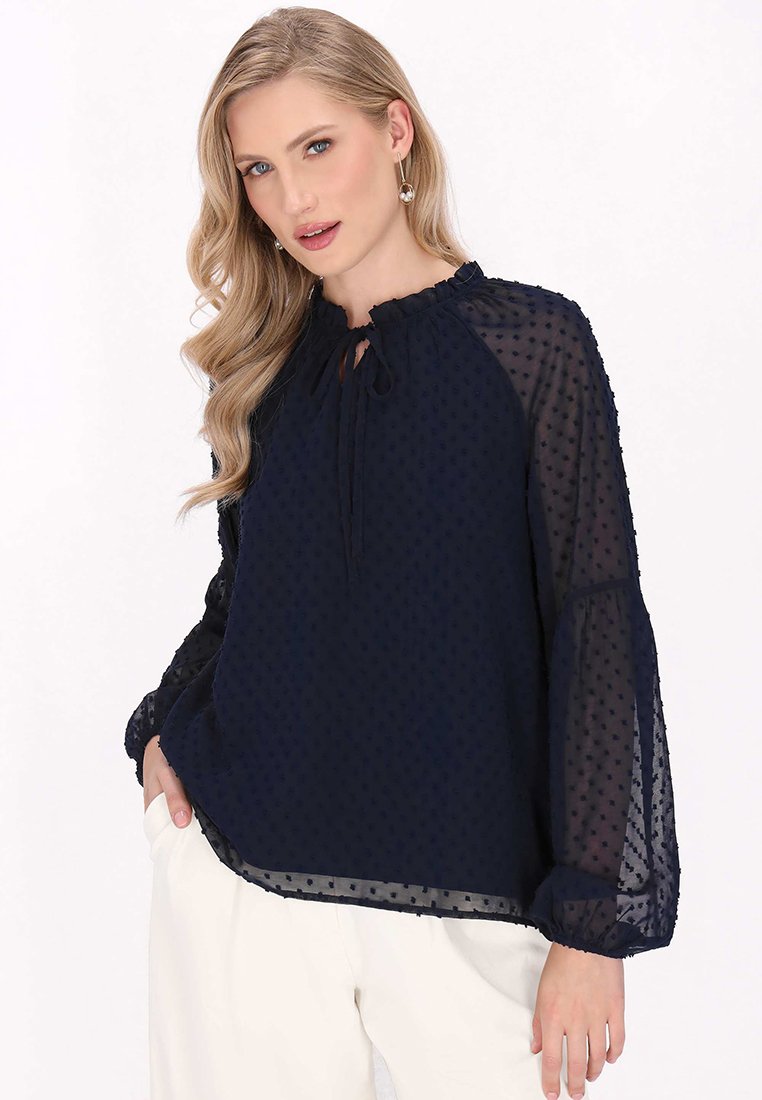 dreimaster Blouse donkerblauw