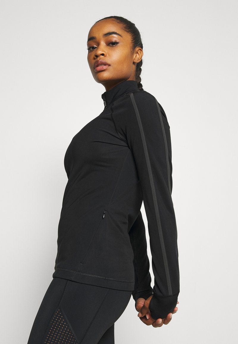 Damen Sportbekleidung | Sweaty Betty THERMODYNAMIC HALF ZIP RUNNING Langarmshirt black/schwarz - DM23985 Damen Sportbekleidung | Sweaty Betty THERMODYNAMIC HALF ZIP RUNNING Langarmshirt black/schwarz - DM23985