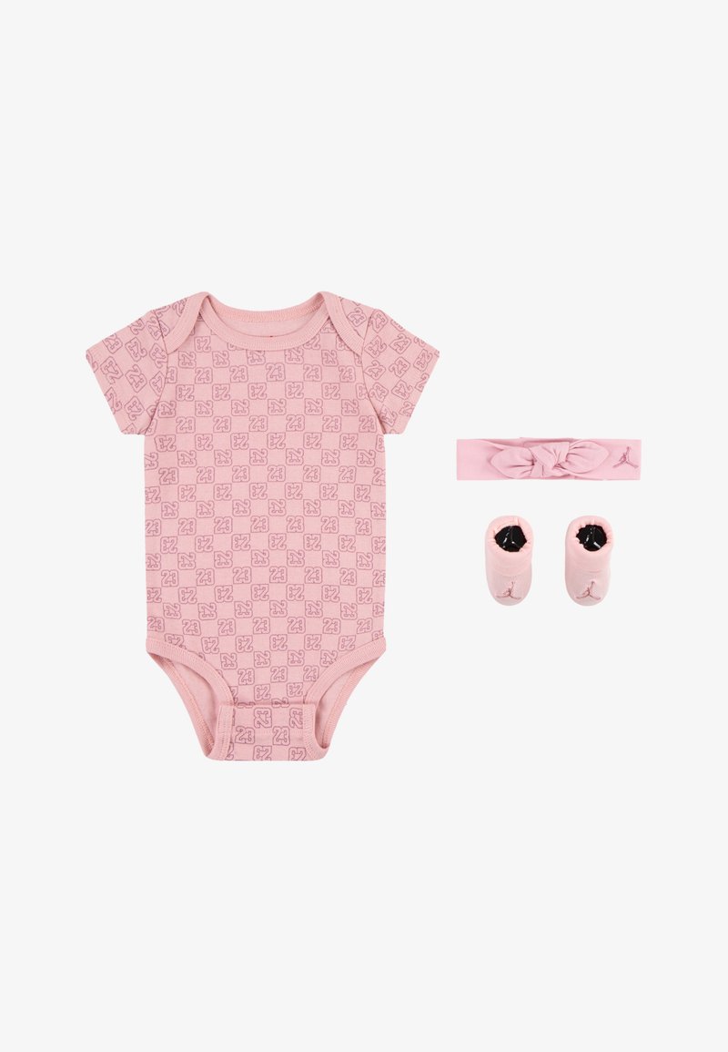 Jordan GIRLS MONOGRAM SET - Dovanos kūdikiams - pink glaze