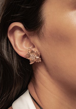 Hey Happiness, SUNBURST FLOWER STUD - Ohrringe - rose gold