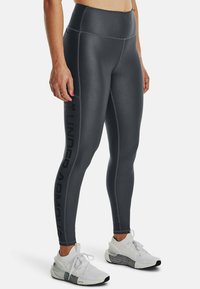 Under Armour - BRANDED LEGGING - Tamprės - pitch gray Miniatiūros vaizdas 1