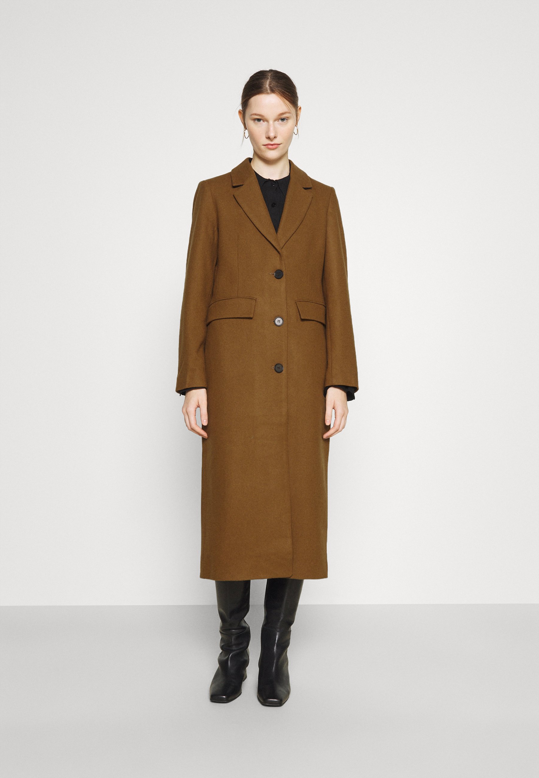 zalando camel coat