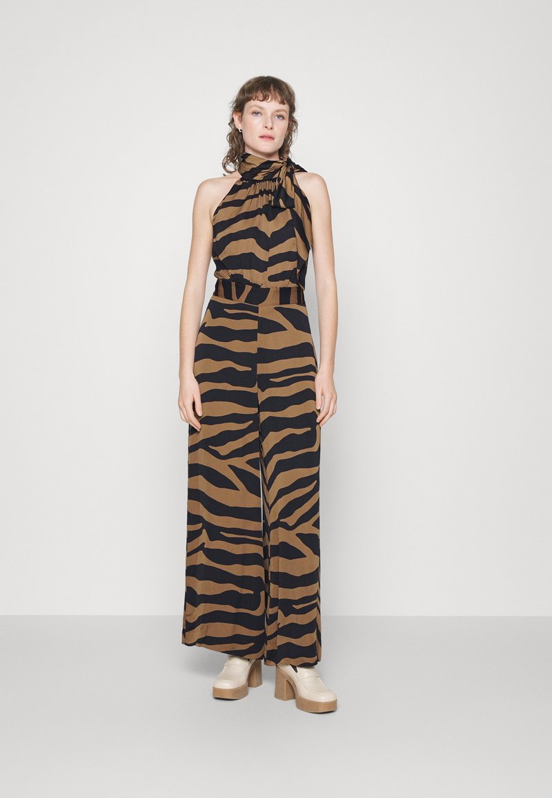 Banana Republic TIE NECK OCCASION Jumpsuit brown/braun Zalando.ch