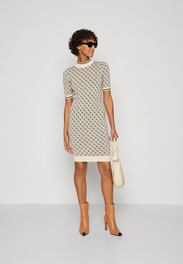 LISE LOGO - Jumper dress - oyster3