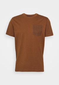 SLHNALE ONECK TEE - T-shirt estampada - emperador
