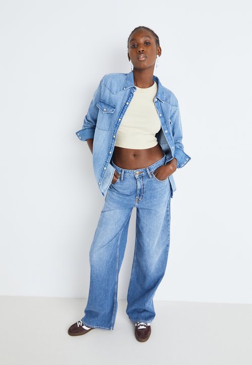 Chemisier Street One Bleu à Motifs - Taille 44, Neuf Avec étiquettes, Style Féminin