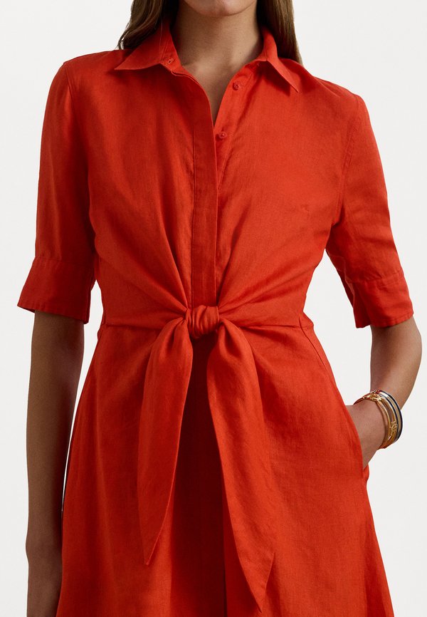 WAKANA DAY DRESS - Shirt dress - orange4