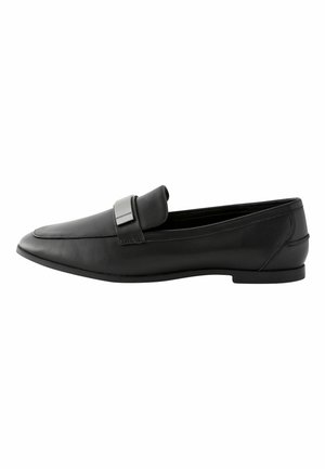 WIDE FIT - Loaferit/pistokkaat - black