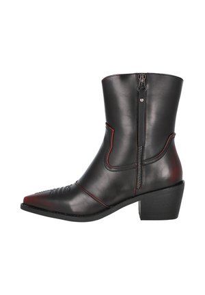 Botines camperos - bordeaux