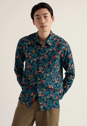 PALORES - Pluus - blue dye plant abstract maritime