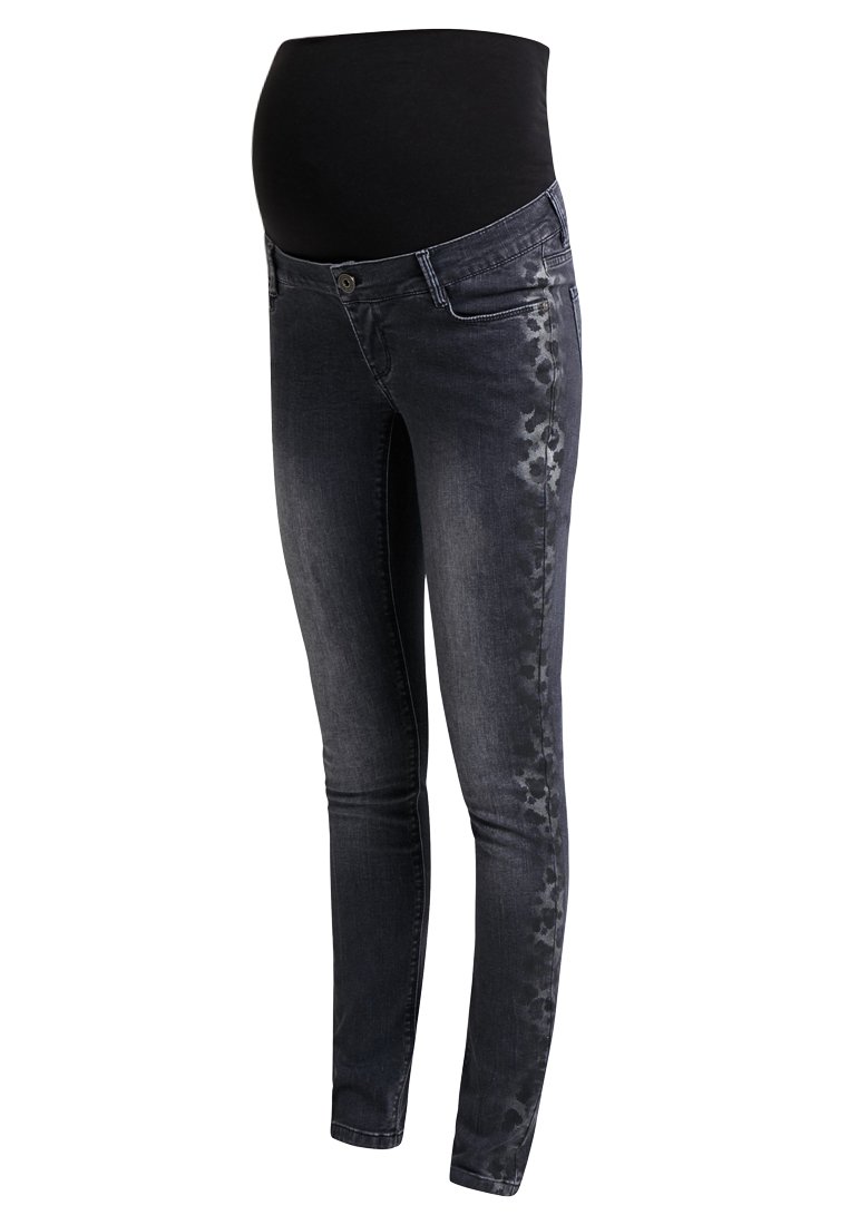 Supermom Jeans Skinny Fit zwart denim/blackdenim
