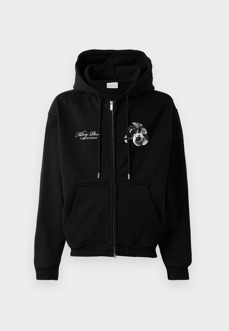 Filling Pieces Sweater met rits zwart