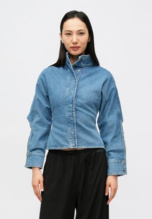 MOON LASER  - Casaco de ganga - light blue