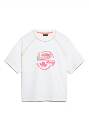 Napapijri T-Shirt print - white whisper