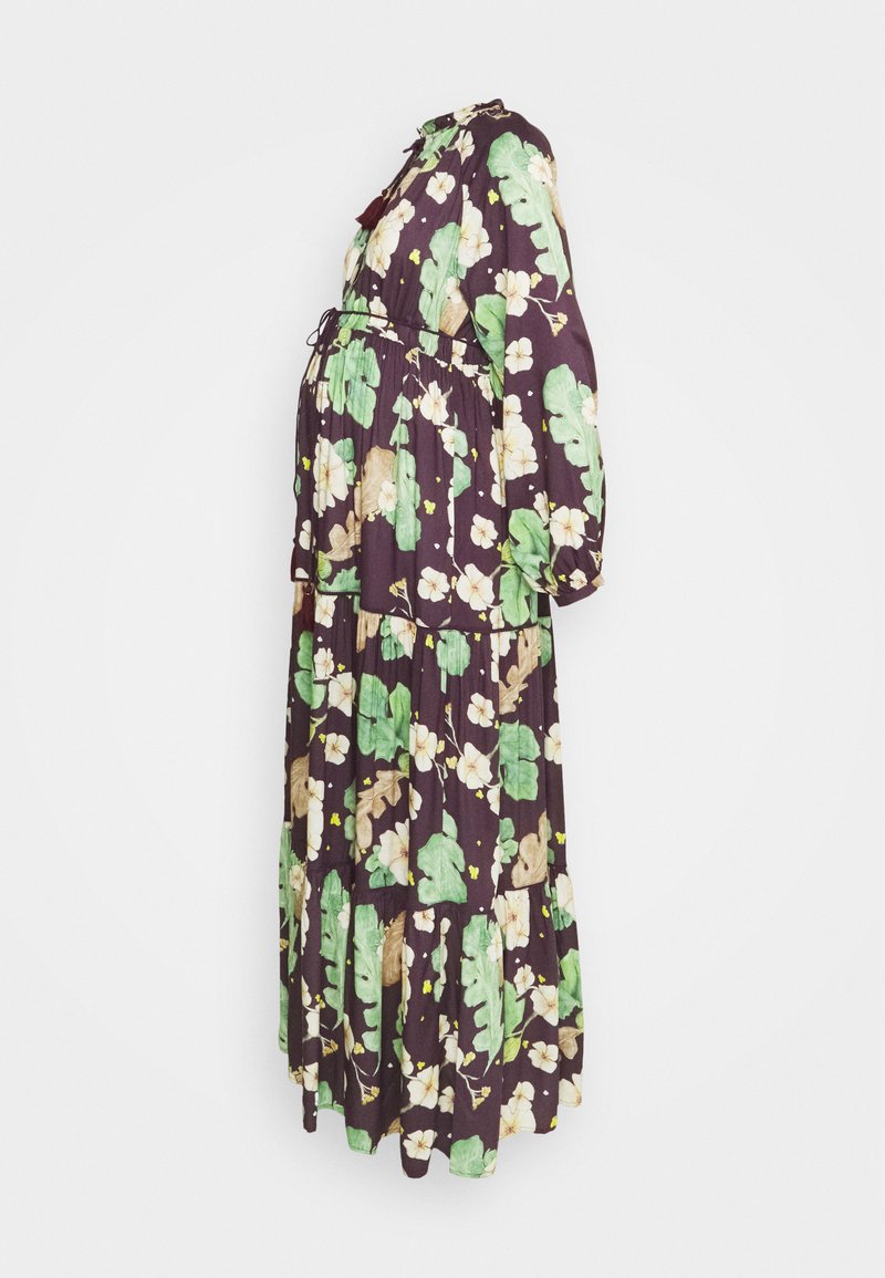 Mara Mea Maxi-jurk donkerpaars Mara Mea Maxi-jurk donkerpaars