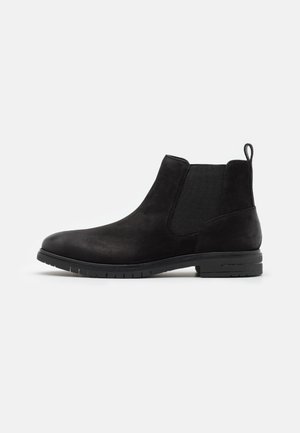 LEATHER - Korte laarzen - black