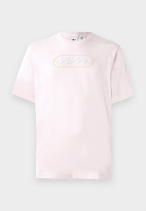 LINE LOGO UNISEX - Nyomott mintás póló - clear pink