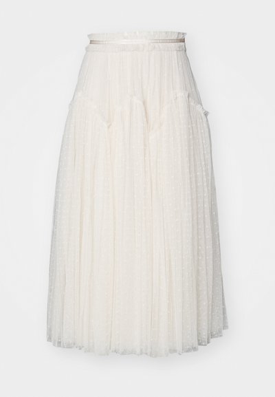 Needle & Thread ARABESQUE MIDAXI SKIRT - Krilo A-kroja - cream