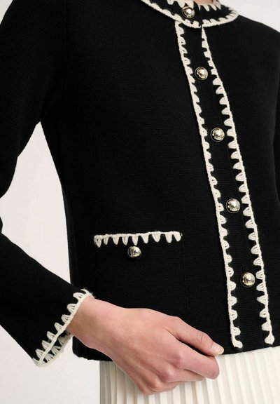 Luisa Spagnoli MEGADUCA - Adīta jaka - nero panna