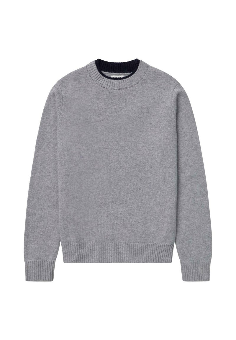 Ecoalf MARULA - Stickad tröja - light grey melange/ljusgrå - Zalando.se
