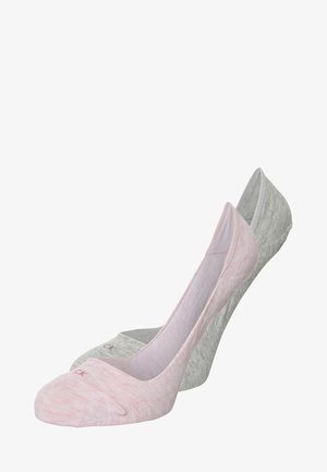 WOMEN LINER LOGO HAILEY 2 PACK - Meias de desporto - faded pink heather/pale grey heather